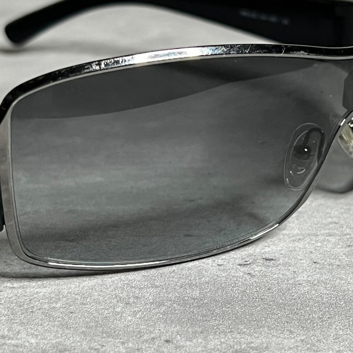 Prada SPS 52E Unisex Sunglasses - Black Grey - GUC | eBay