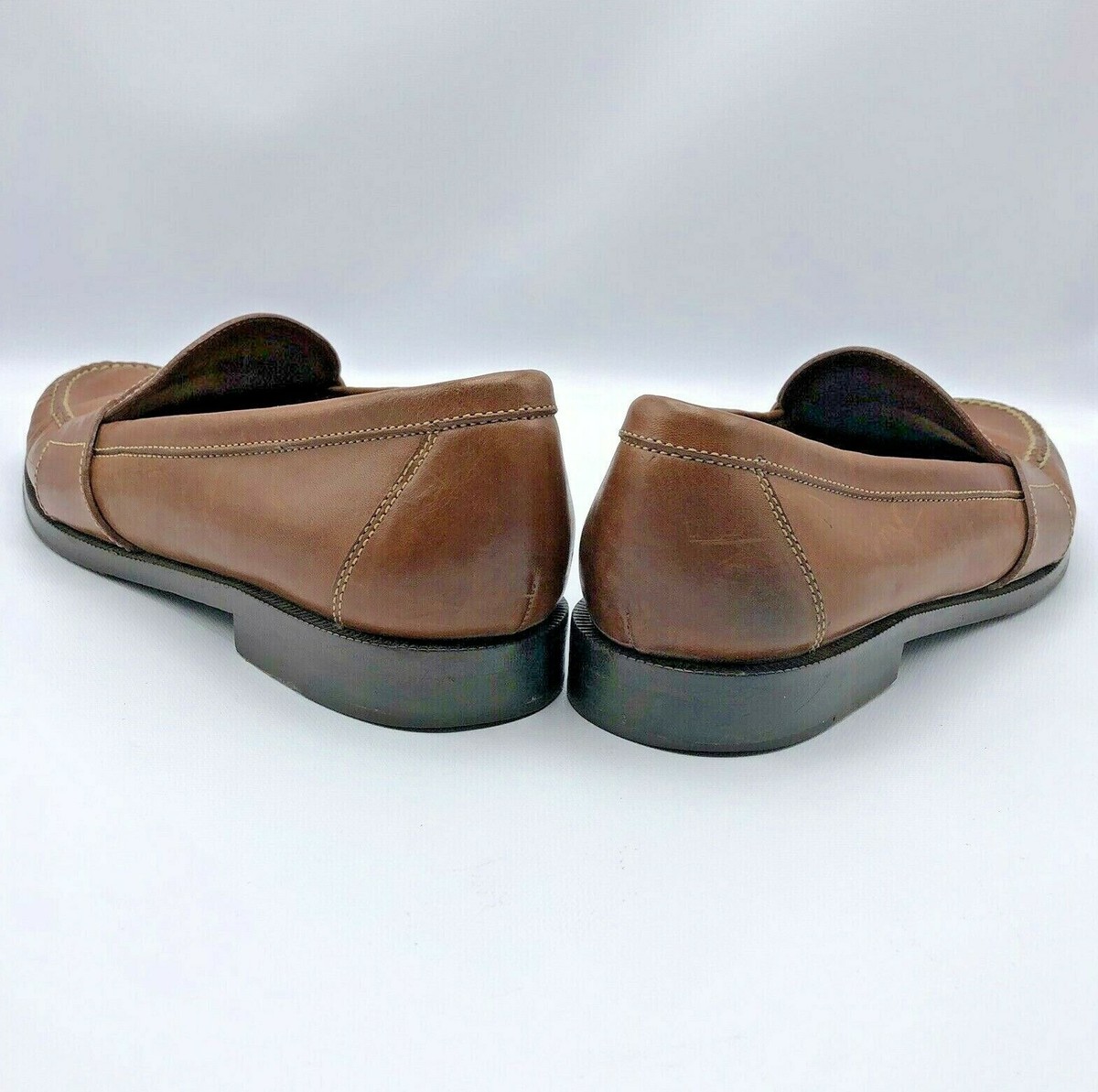 Cole Haan 01462 Douglas Men Brown Leather Penny Loafer Shoe SZ 11.5 M Cole Haan Douglas Penny Loafers Men main image 2