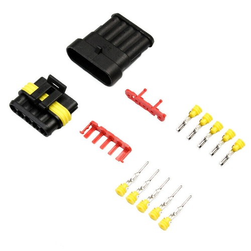 5-20 Sets 1/2/3/4/5/6 Pin Waterproof Automotive Electrical Wire Connectors Plug - Picture 28 of 32