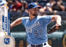 2020 Topps #679 Glenn Sparkman KANSAS CITY ROYALS