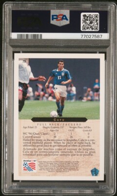 Sticker Panini Rookie – Cafu, Coupe Du Monde USA 94 #94 (Occasion)