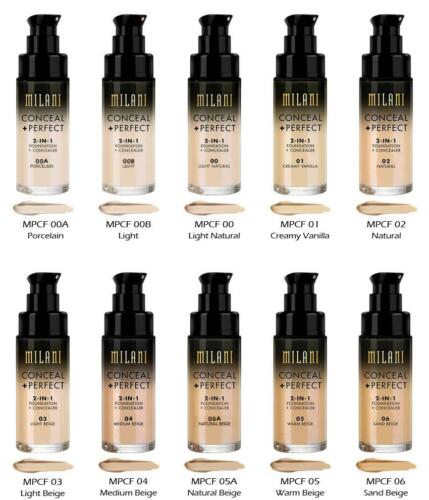 🔥MILANI  CONCEAL + PERFECT🔥  2 in 1 FOUNDATION AND CONCEALER🔥 NEW UK STOCK🔥 - Picture 1 of 2