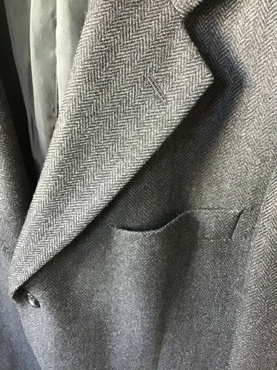 Elegant Men's Donegal Business Jacket 3 Buttons Winter Wool Office