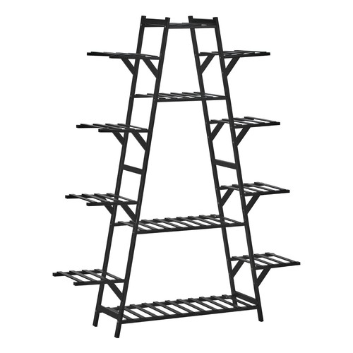 Livsip Plant Shelf Rack Display Stand Indoor Outdoor 12 Flower Pots Holder - Picture 10 of 10
