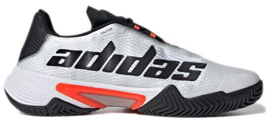 Adidas Barricade White Black Solar Red for sale | eBay