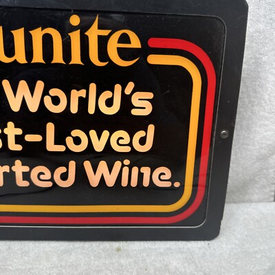 VINTAGE RIUNITE WINE LIGHT UP SIGN IMPORTED RIUNITE ON ICE | eBay