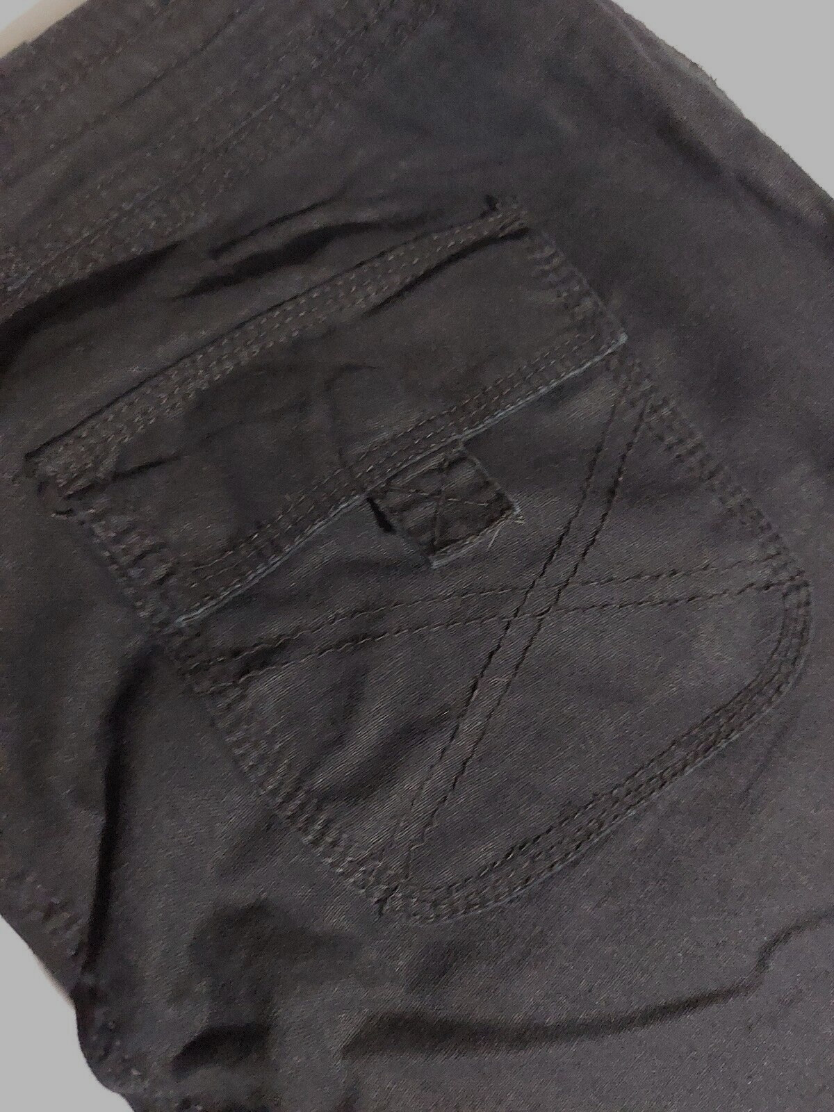 Women's casual black cotton & linen slacks trousers w/ pockets size 12 BNWOT image 6