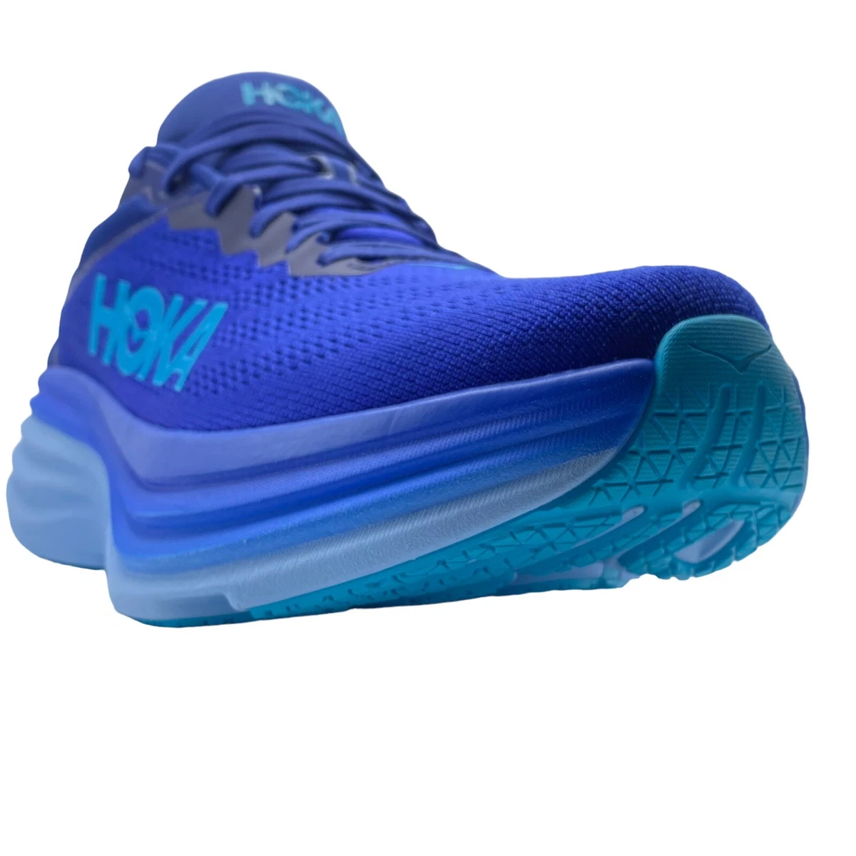 Hoka Bondi 8 Mens 12.5 D Road Running Shoes Bellwether Blue Bluing 1123202 HOKA MEN main image 3