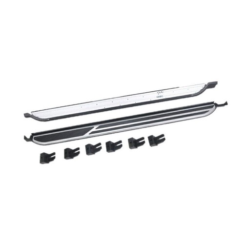 2 STCK. Trittbretter Seitenschritt Nervenstangen für VW Tiguan SWB 2016-2021 - Picture 2 of 6