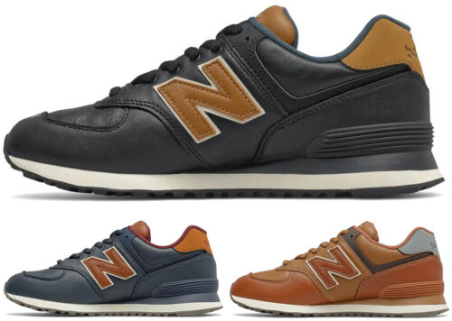 Típicamente Inmunizar tonto New Balance NB 574 Men&#039;s Lifestyle Shoes Casual Sneakers Premium  Leather | eBay