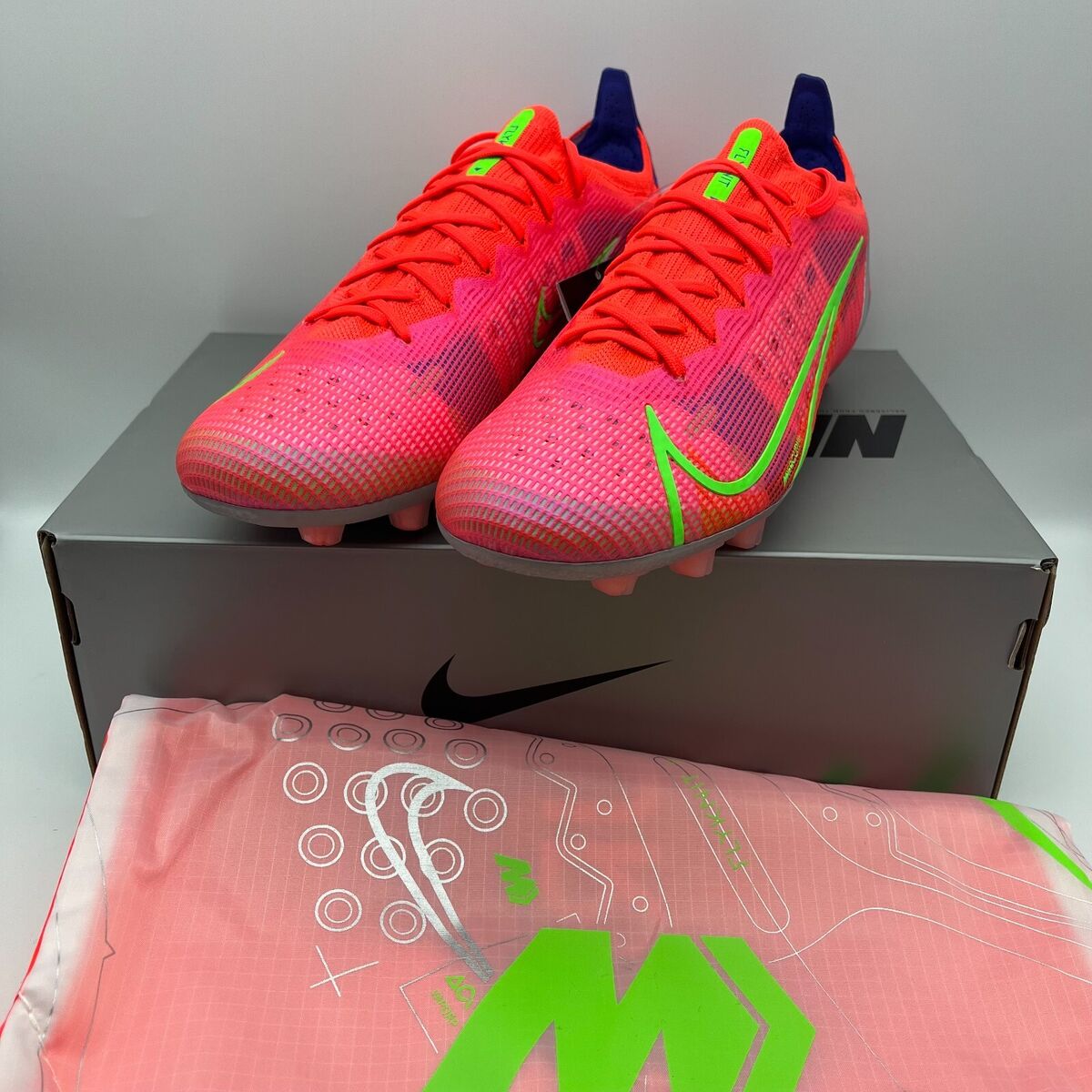 Nike Mercurial Vapor 14 Elite HG US 9.5 Football Soccer Nike Mercurial Vapor 14 Elite HG US 9.5 Football Soccer