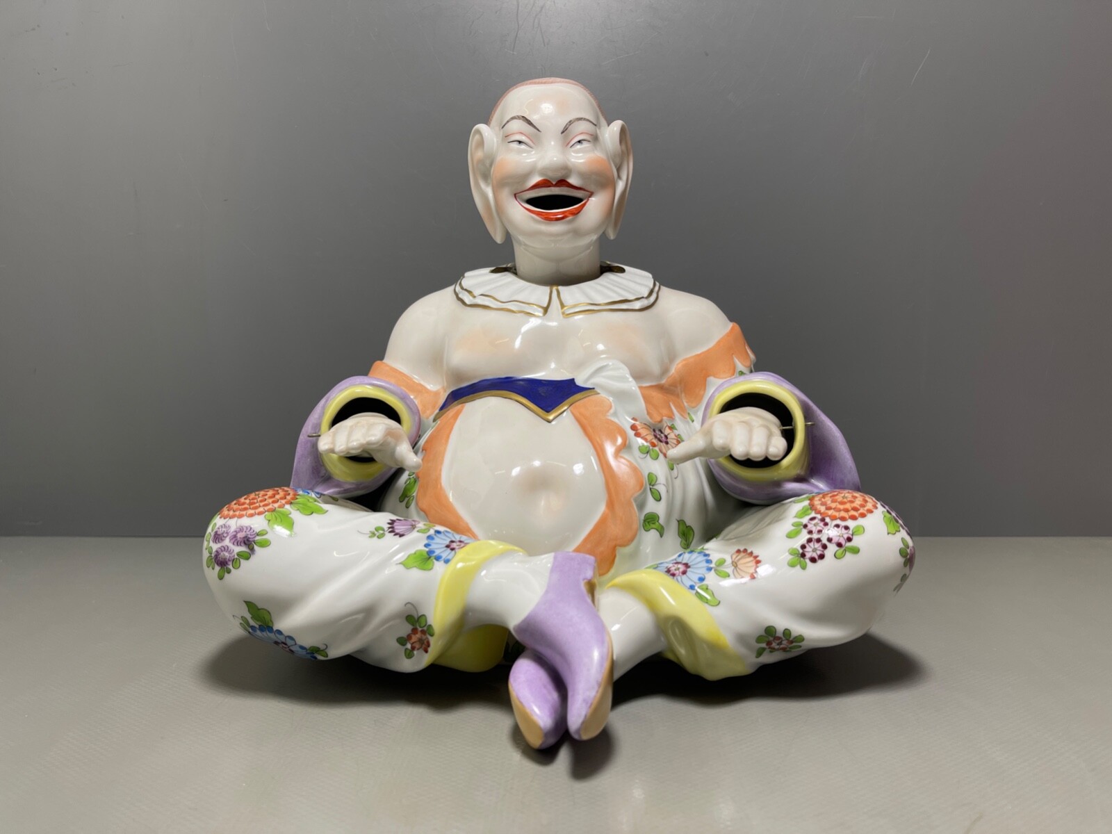 Potschappel Dresden Figur Wackelpagode Mann Asiatisch Kakiemon 1.Wahl H:27,5cm