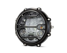 Faro proiettore led moto NERO poco profondo per Ducati Monster M 600 795 797 900 1000
