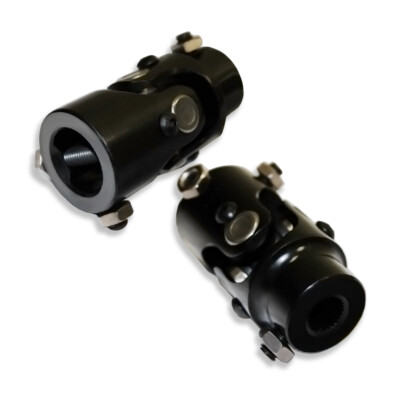2pcs 9/16'' 26 Spline To 1'' DD Double D Steel Steering Shaft Universal Joint