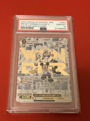 🌸PSA10 Weiss Schwarz Disney100 Mickey Minnie Sequential number