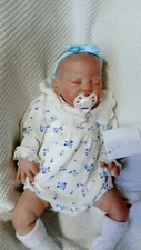 RUBY Beautiful reborn baby girl Professionally weighted to 4.88 lbs 18" 46cm