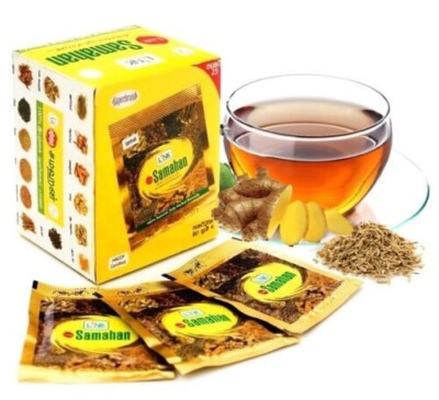SAMAHAN Ayurveda Herbal Tea Natural Drink for Cough & Cold remedy