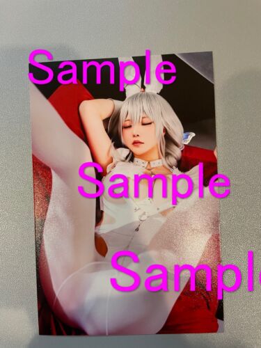 Azur Lane Le Malin sexy cosplay stocking gravure model  photo bromide set 1 - Picture 1 of 4