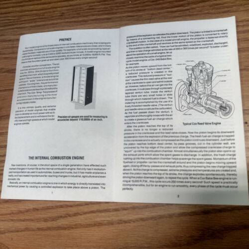 Cox Engine Performance Guide manual Excellent Condition - Picture 2 of 9