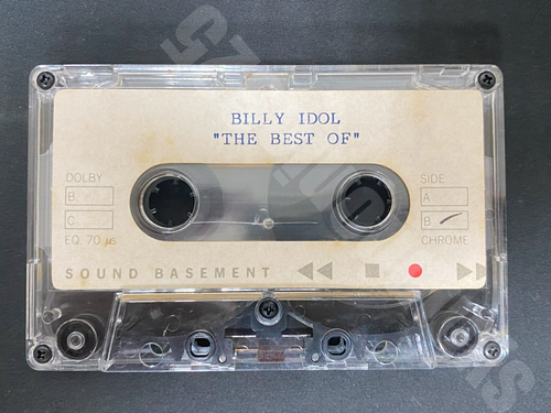 1988 Billy Idol THE BEST OF UK Promo 11 Tracks Cassette Tape CHRYSALIS Records - Picture 5 of 14