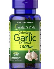 Puritan's Pride Odorless Garlic 1000 mg - 250 Rapid Release Softgels