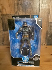 McFarlane The Amazo Virus  Batman Hazmat Suit  Light Up Logo  Gold Label New