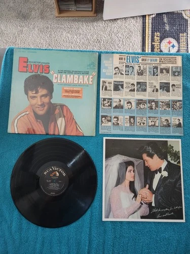 Elvis - LSP 3893 Clambake FIRST PRESS ( STAMPED PROMO)