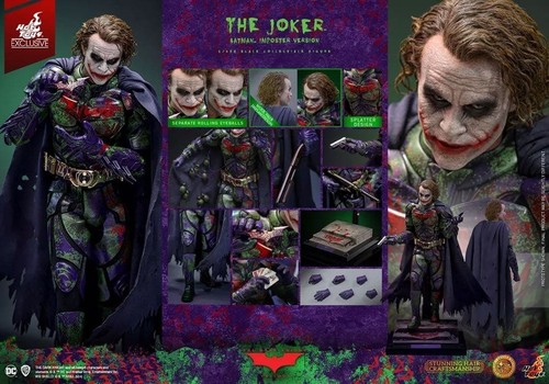 Hot Toys MMS752AE Joker 2.0 The Dark Knight Heath Ledger 1/6 Batman Imposter NEU - Bild 2 von 3