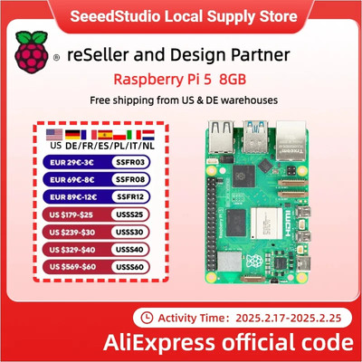 Raspberry Pi5 8GB Laptop, Raspberry Pi 5 Mini PC Computer,2.4Ghz 64-Bit Quad-Cor