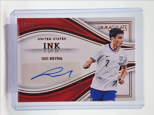 GIO REYNA 2023 IMMACULATE UNITED STATES INK AUTOGRAPH AUTO /99 Q2723