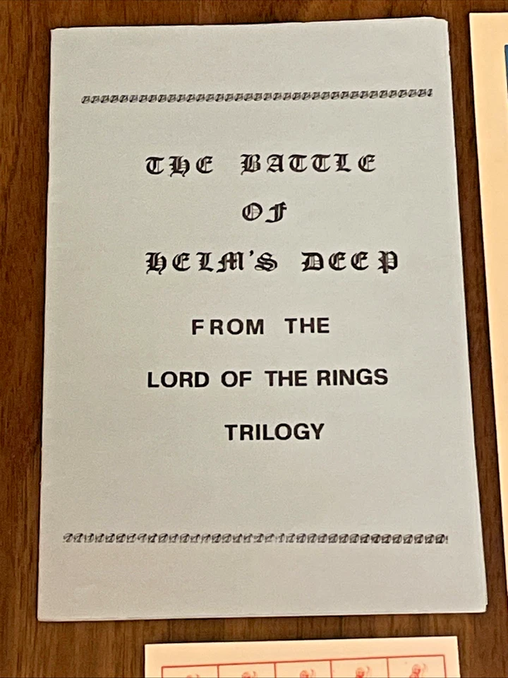 Fact & Fantasy | Battle of Helm's Deep | 2nd | 1974 {NM_UNCUT_COMPLETE} RARE - Image 2 of 4