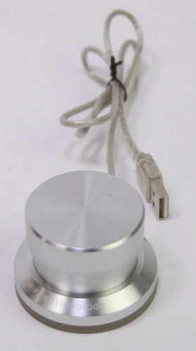 Griffin Technology PowerMate Programmable USB Silver Controller Knob Button