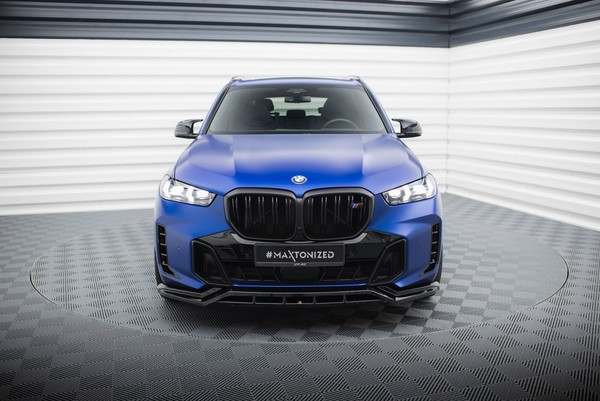 Front Ansatz V.1 FüR BMW X5 M-Paket G05 Facelift Frontspoiler Schwarz-image
