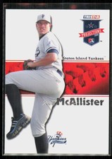2008 TriStar PROjections Zach McAllister Staten Island Yankees #340