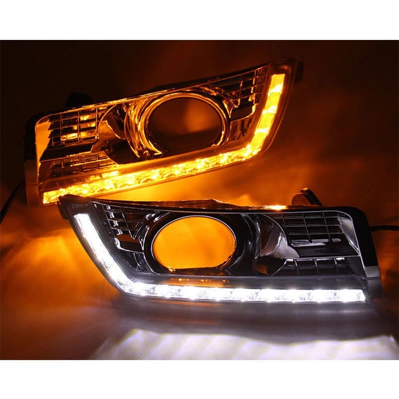 Luz de circulación diurna LED TurnSignal DRL lámpara antiniebla para Cadillac SRX 2012-2016 W Foto 4 de 4