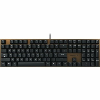 Cherry KC 200 MX Mechanical Office Keyboard with MX2A Brown Switches, Bronze