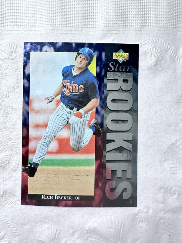 1994 Upper Deck Star Rookie #4 Rich Becker RC Minnesota Twins Baseball Card C103