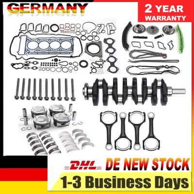 M271 Engine Overhaul Rebuild Kit Crankshaft Rods Timing For Mercedes-Benz 1.8T
