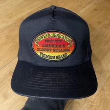 Vintage Howes Lubricator Premium Brand Auto Oil Gas Black Snapback Trucker Hat