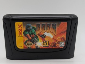 Doom Sega 32X W/ Original Box & Game Cart - No Manual - Authentic Tested