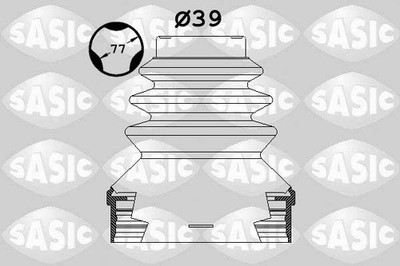 SASIC ACHSMANSCHETTE SATZ GETRIEBESEITIG passend für CITROËN C4 C5 PEUGEOT 307 4