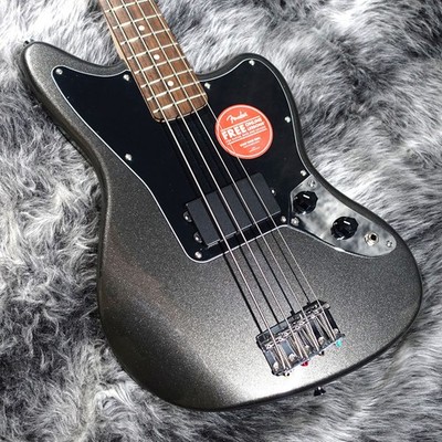 Squier Affinity Jaguar Bass Charcoal Frost Metallic 32