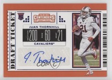 2019 Panini Contenders Draft Picks College Ticket Juan Thornhill #259 Auto 13w2