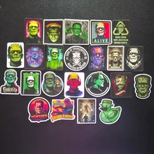 Frankenstein Vinyl Stickers Universal Monsters Classic Horror Movies Creature