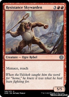 Resistance Skywarden MTG Phyrexia: All Will Be One Uncommon NM Pck Fresh