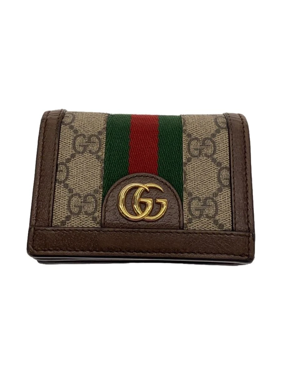 Gucci Portefeuille Double Pliable Ophidia Gg Supreme/Cuir/Brw/