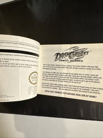 Dash Galaxy: Alien Asylum Instruction Booklet Manual ONLY NES Nintendo Authentic