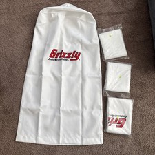QTY: 4 Grizzly OEM Dust Collector Replacement Bag, Cloth. Never Used.