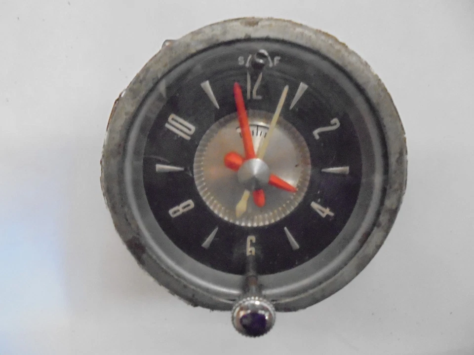 1956 Ford Mainline Customline Fairlane Victoria Electric Dash Clock With Wire - Image 3 of 4