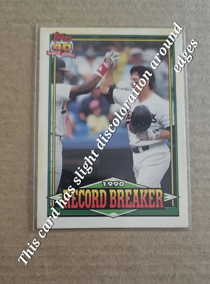 1991 Topps 40 anos de beisebol. Lote de 14 cartas seminovas Cardinals and White Sox - Imagem 3 de 4